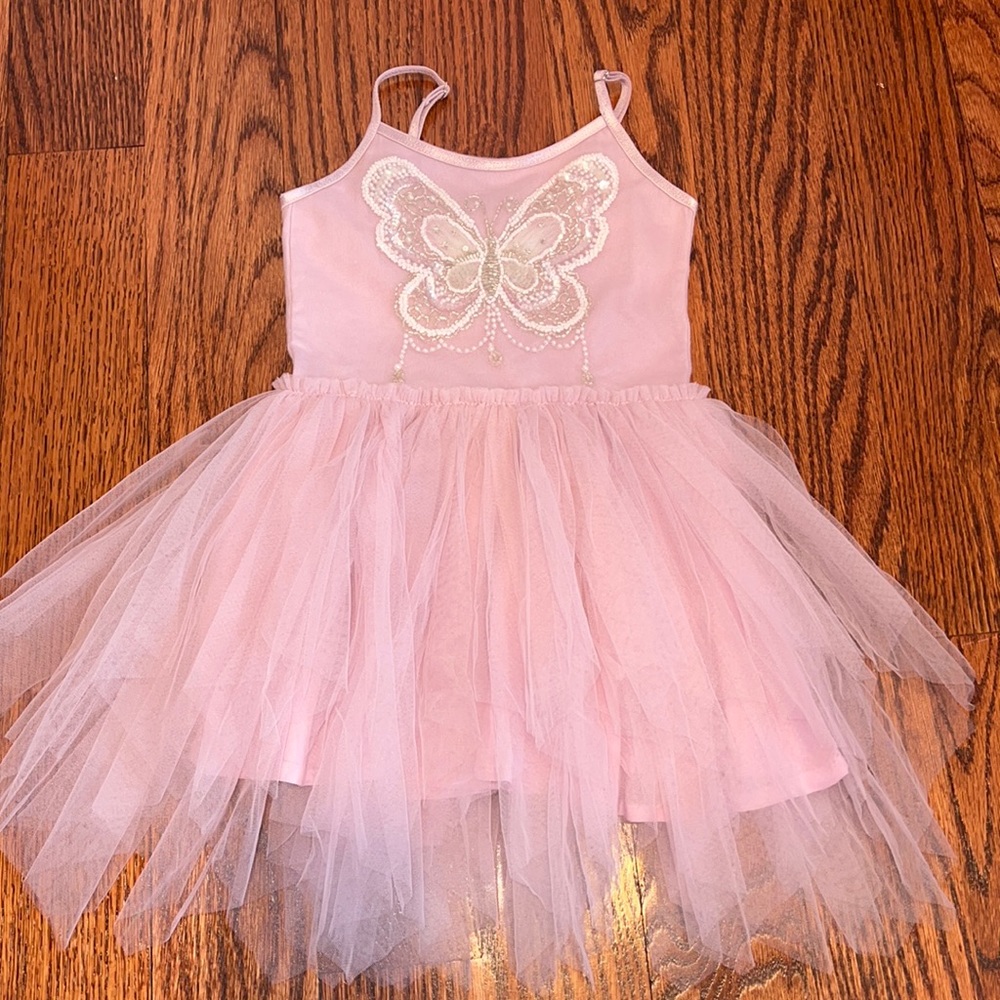 Ooh! La, La! Couture Pink Tulle Butterfly Dress